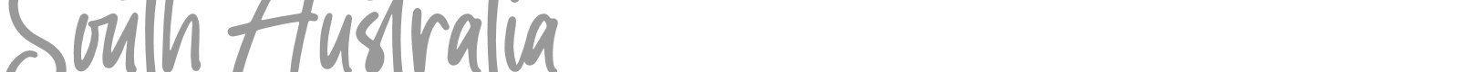 South Australia font preview